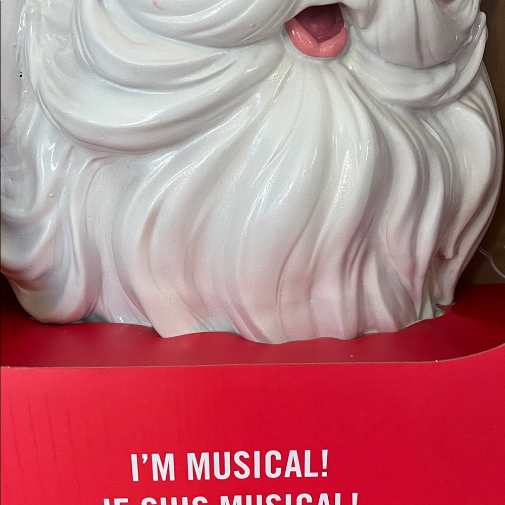 Martha Stewart Santa Claus, Figurine - White and pink musical - Picture 5 of 14
